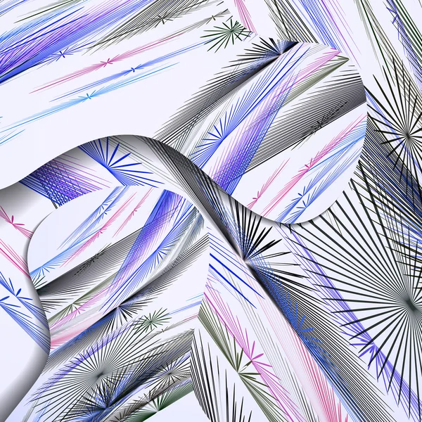 Patrón abstracto de líneas . — Archivo Imágenes Vectoriales