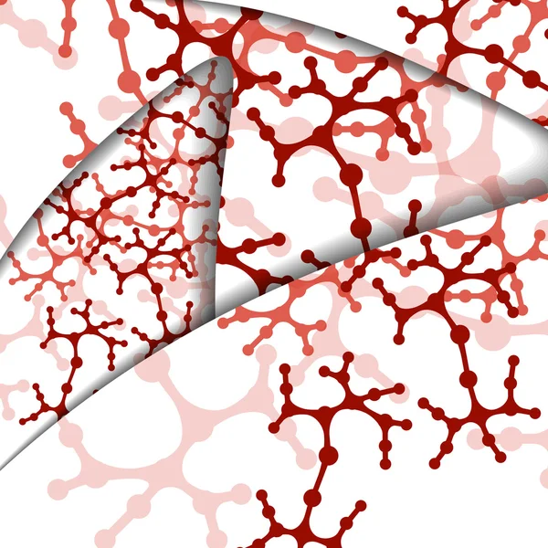 Dna 色彩丰富的插画. — 图库矢量图片