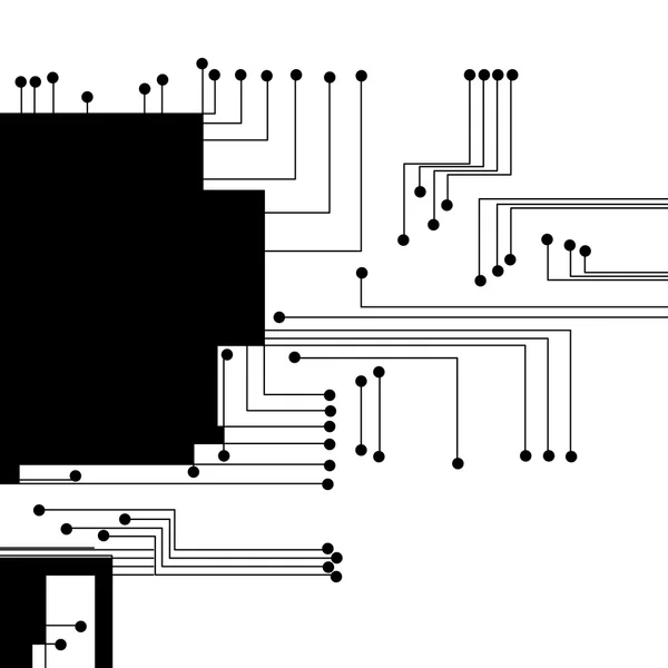 Circuit board background — Stock Vector