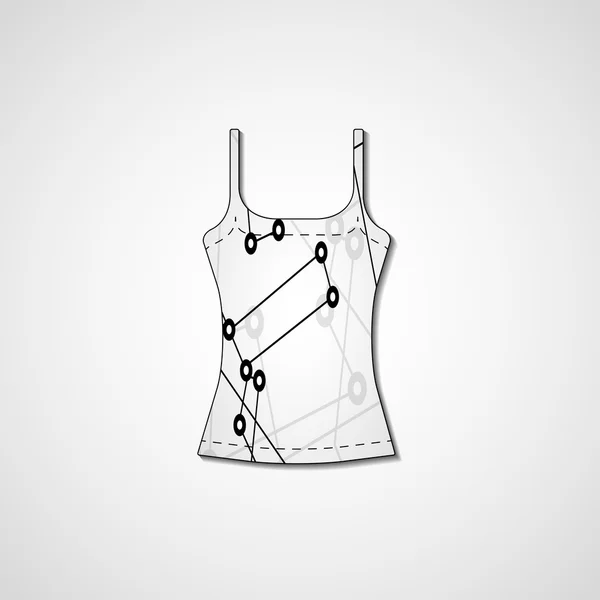 Ilustración abstracta en singlet — Vector de stock