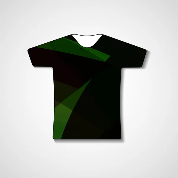 Abstrakte Abbildung auf T-Shirt — Stockvektor