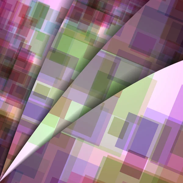 Illustration carrée abstraite — Image vectorielle
