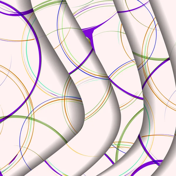 抽象的な渦巻き図 — ストックベクタ