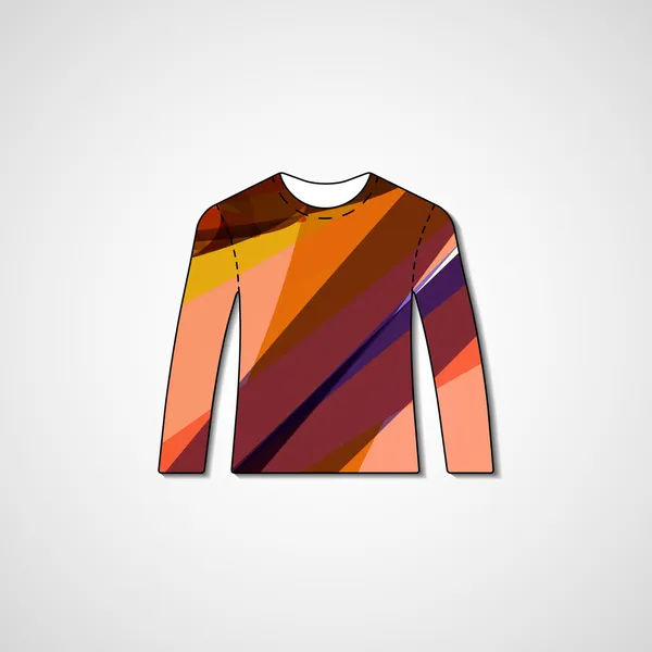 Illustration abstraite sur pull — Image vectorielle