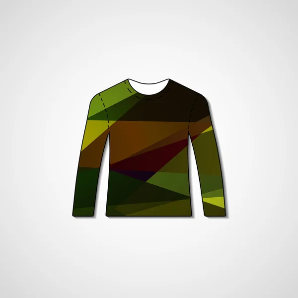 Illustration abstraite sur pull — Image vectorielle