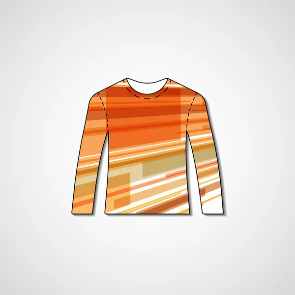 Illustration abstraite sur pull — Image vectorielle