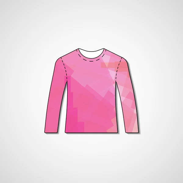 Illustration abstraite sur pull — Image vectorielle