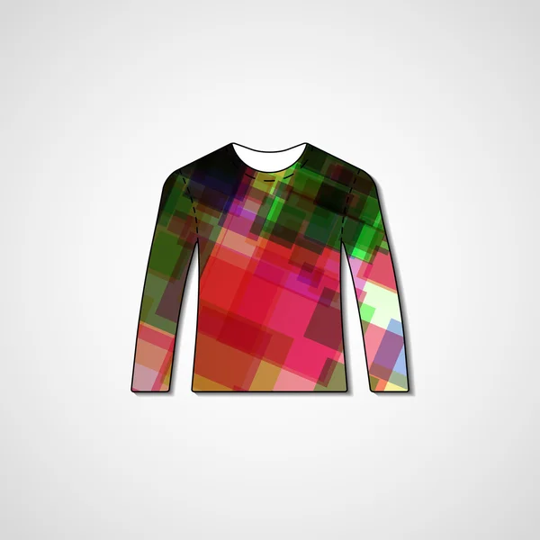 Illustration abstraite sur pull — Image vectorielle