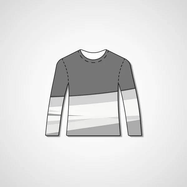 Abstract illustration on sweater — Stock Vector