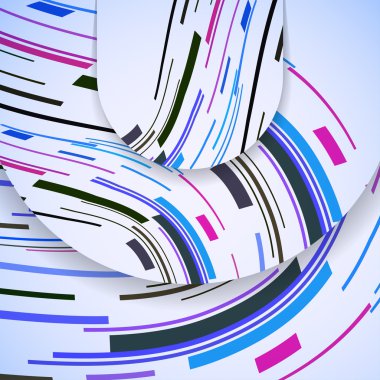 soyut kompozisyon illüstrasyon