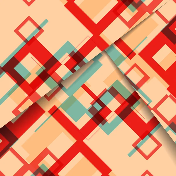 Abstracte geometrische vorm illustratie — Stockvector