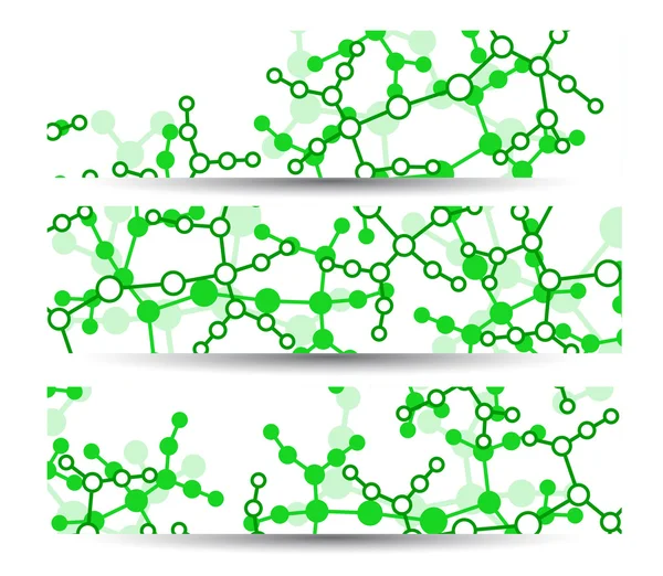 DNA banner för din design — Stock vektor