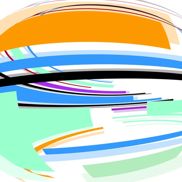 Abstraktní ilustrace, barevné pozadí — Stockový vektor