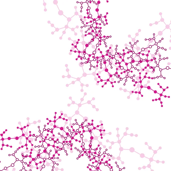 molekül arka plan, renkli resimde