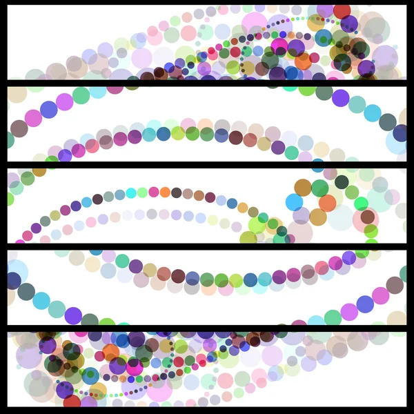 Abstract circles illustration — Stock Vector