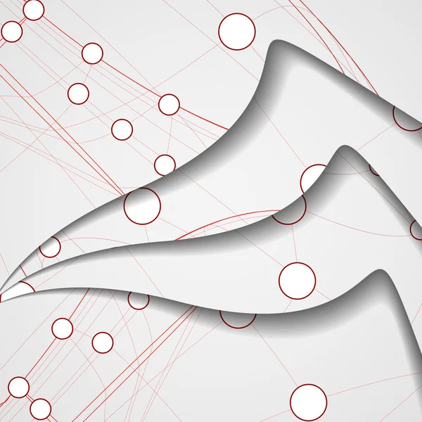 Illustrazione circuito stampato — Vettoriale Stock