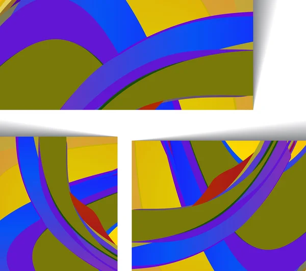 Illustration abstraite rétro — Image vectorielle