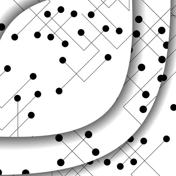 Illustrazione circuito stampato — Vettoriale Stock