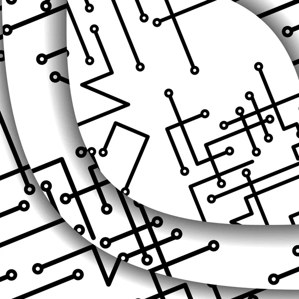 回路基板の図 — ストックベクタ