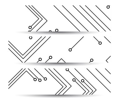 Devre levhasını banner tasarımınız için