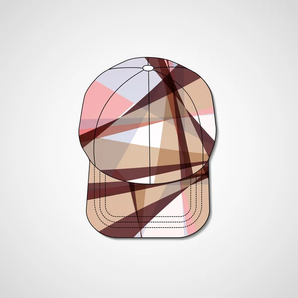 Illustration abstraite sur capuchon à pointe — Image vectorielle