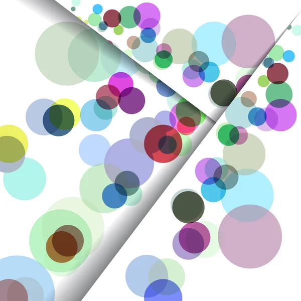 Abstracte cirkels illustratie — Stockvector
