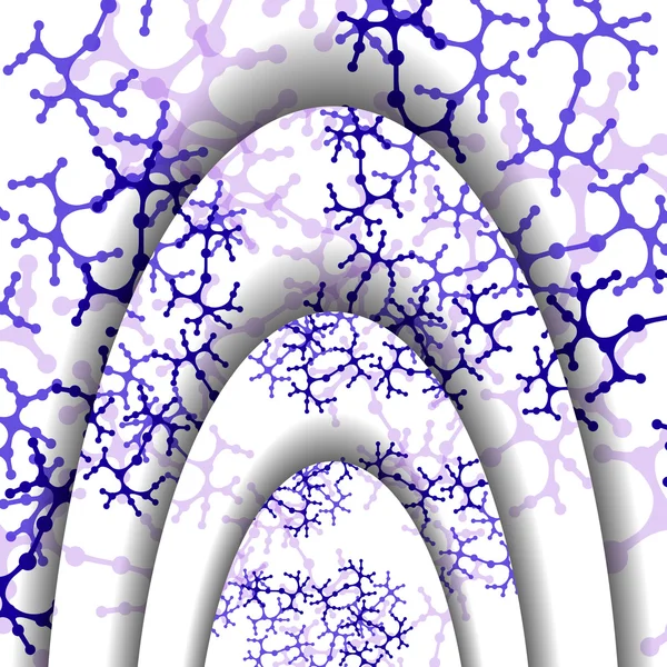 Ilustración colorida del ADN — Vector de stock