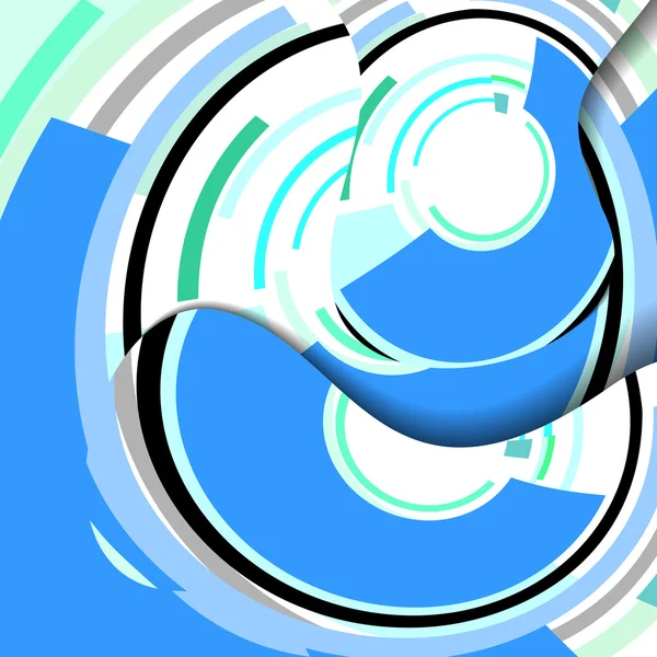 soyut renkli resimde