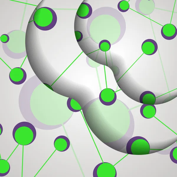 Dna 色彩丰富的插画 — 图库矢量图片