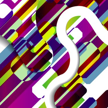 soyut renkli resimde