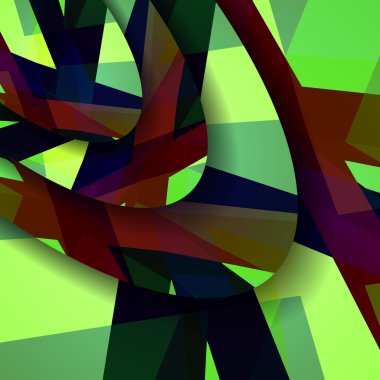 soyut koyu Şekil şekil