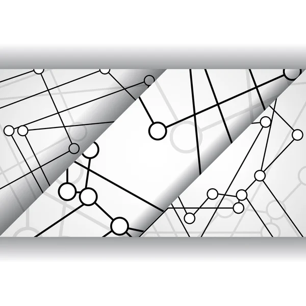 Illustrazione circuito stampato — Vettoriale Stock