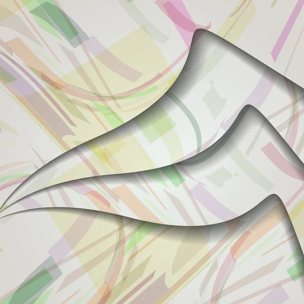 Illustration colorée abstraite — Image vectorielle