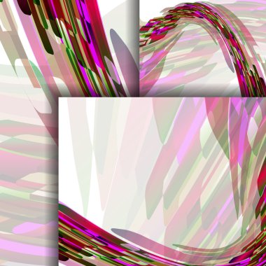 soyut renkli resimde.