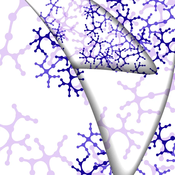 Dna 色彩丰富的插画. — 图库矢量图片