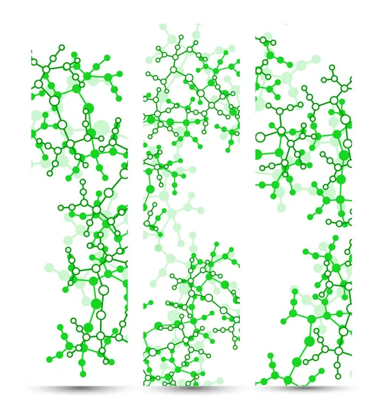 您的设计的 dna 横幅 — 图库矢量图片