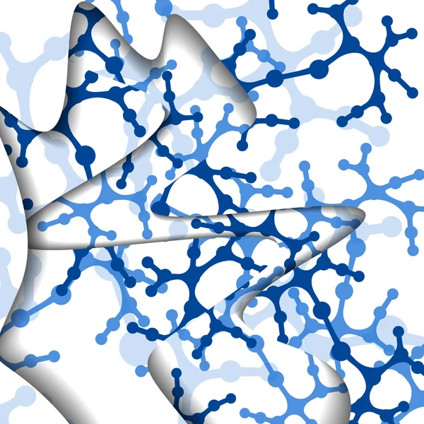 Dna färgrik illustration — Stock vektor