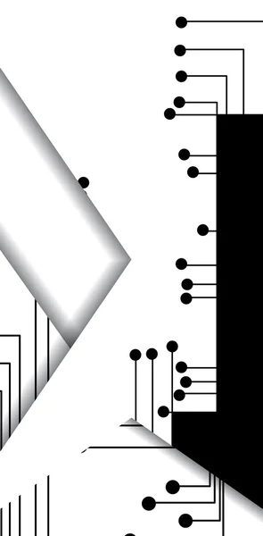 回路基板の図 — ストックベクタ