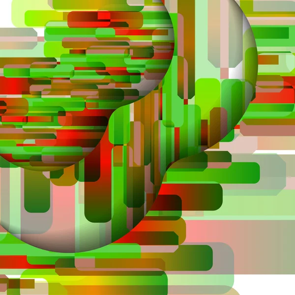 Ilustración de forma geométrica abstracta — Archivo Imágenes Vectoriales