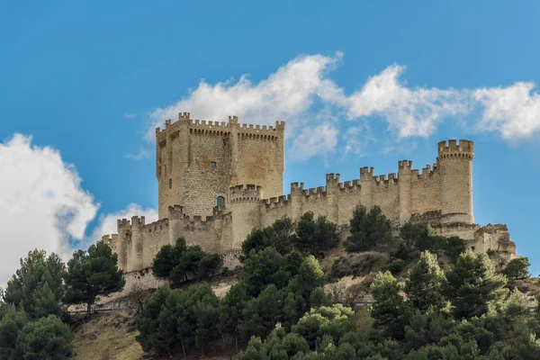 Castelo de Penafiel, Espanha Fotos De Bancos De Imagens