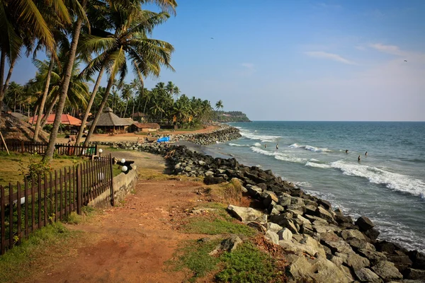 Praia de Edawa, Kerala, Índia — Fotografia de Stock