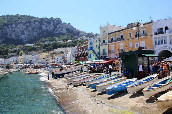 Barcos Capri — Fotografia de Stock