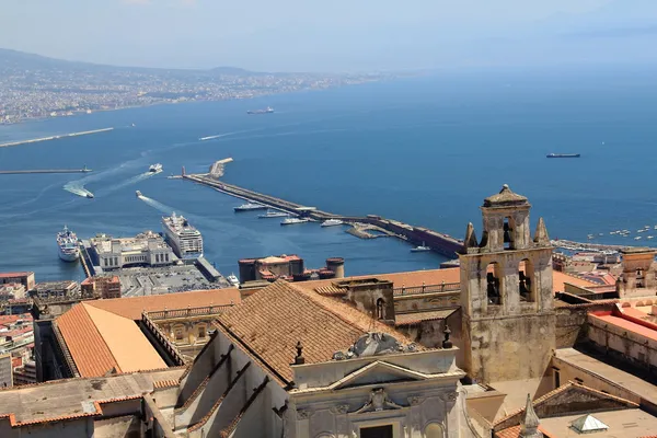 Vista aérea de la ciudad de Nápoles — Foto de Stock