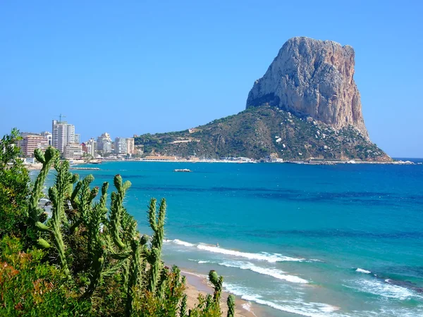 Παραλία σε calpe, Ισπανία — Φωτογραφία Αρχείου