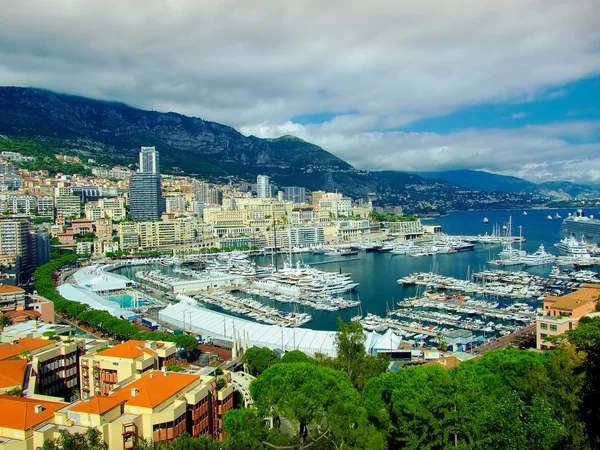 Panorama Monte carlo, Monako — Stock fotografie