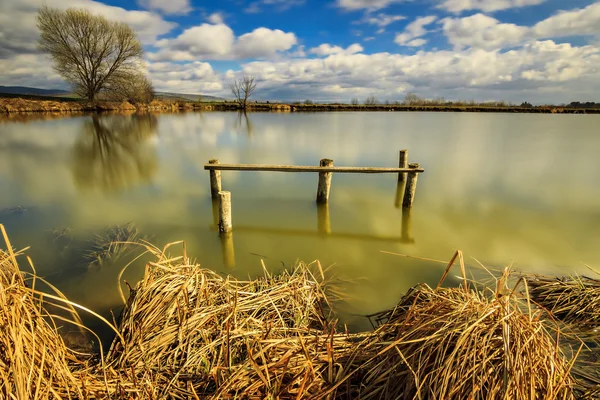 Lake in Transsylvanië, Roemenië — Stockfoto