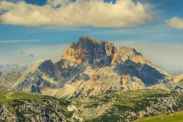 Toppar av croda rossa, dolomit Alperna, Italien — Stockfoto