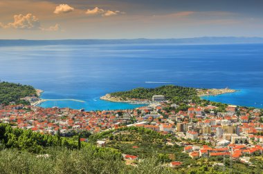 Makarska, Hırvatistan, Dalmaçya, Avrupa'da ünlü tatil