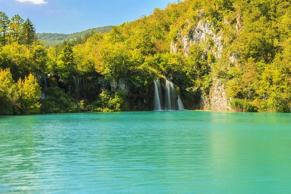 Waterfall in Plitvice National Park, Croatia