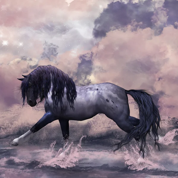 ファンタジー馬イラストFantasy koně ilustrace ストック画像